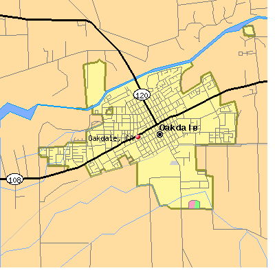 Oakdale map