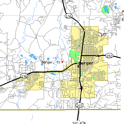 Borger map