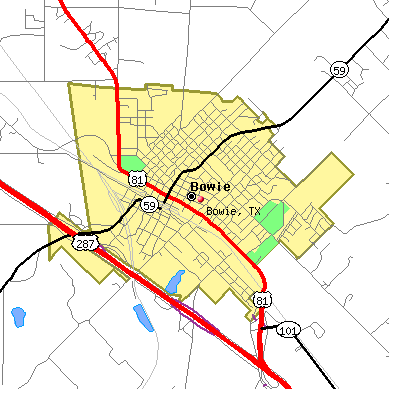 Bowie map