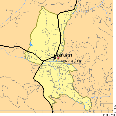 Oakhurst map