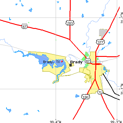 Brady map
