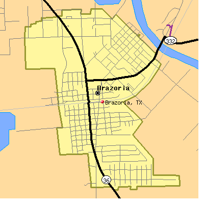 Brazoria map