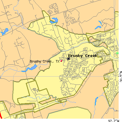 Brushy Creek map