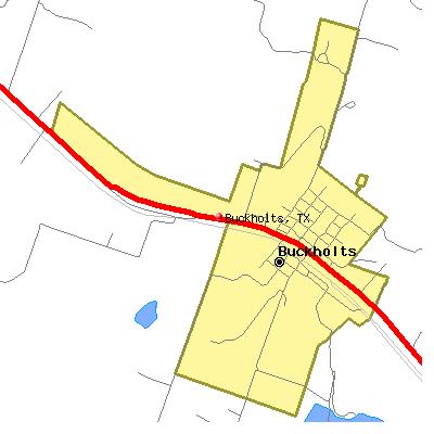 Buckholts map