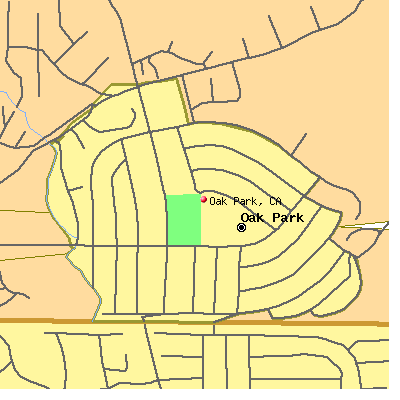 Oak Park map
