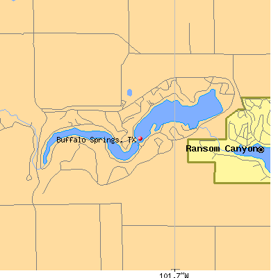 Buffalo Springs map