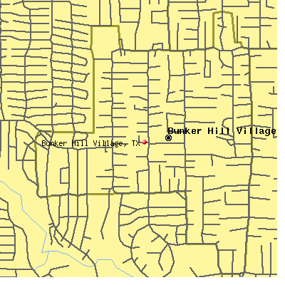 Bunker Hill Village map