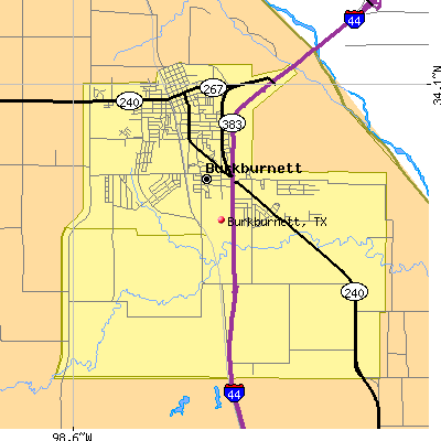 Burkburnett map
