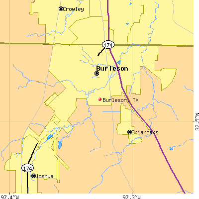 Burleson map