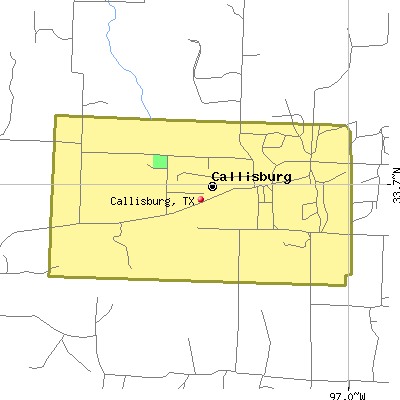 Callisburg map