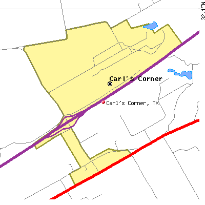 Carl's Corner map