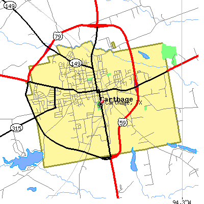 Carthage map