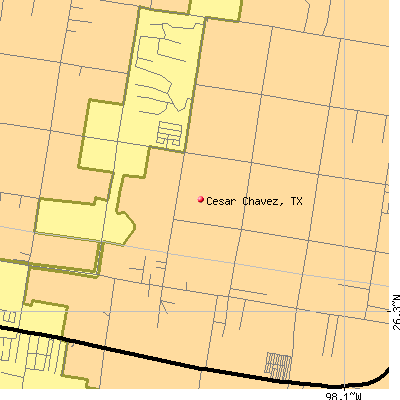 Cesar Chavez map