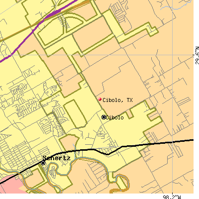 Cibolo map
