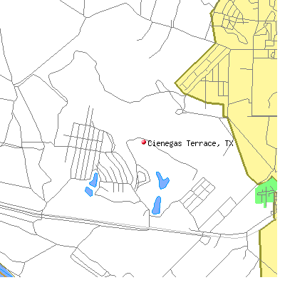 Cienegas Terrace map