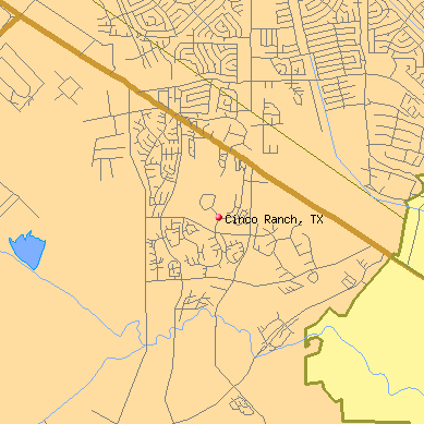 Cinco Ranch map