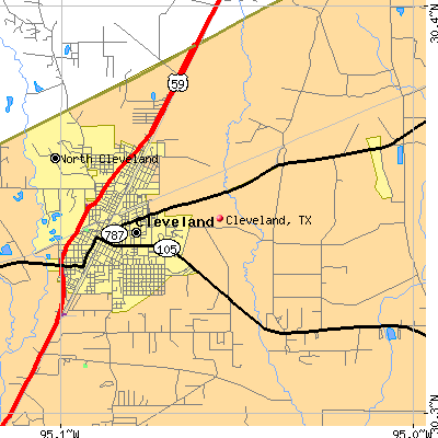 Cleveland map