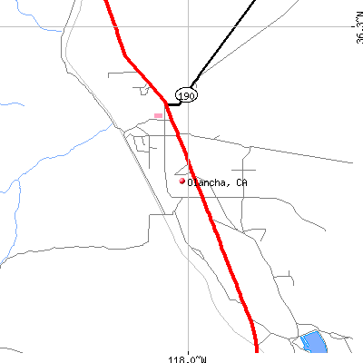Olancha map