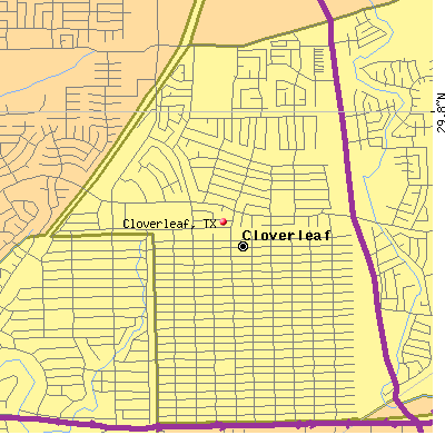 Cloverleaf map