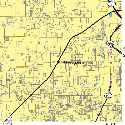 Colleyville map