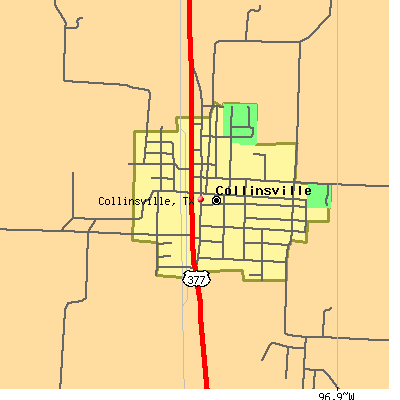 Collinsville map