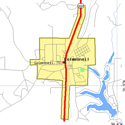 Colmesneil map