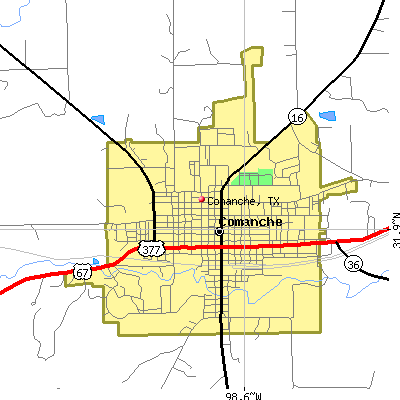 Comanche map