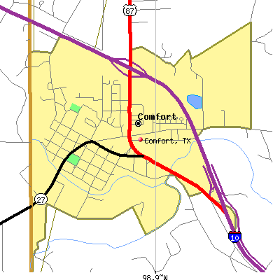 Comfort map