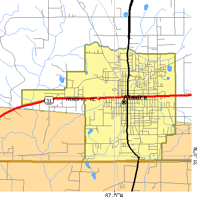 Atmore map