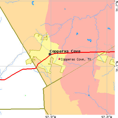 Copperas Cove map