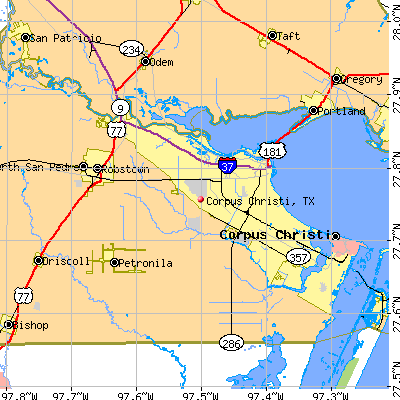 Corpus Christi map