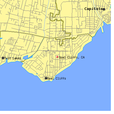 Opal Cliffs map