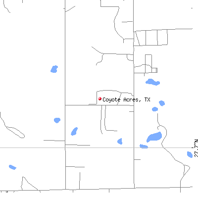 Coyote Acres map