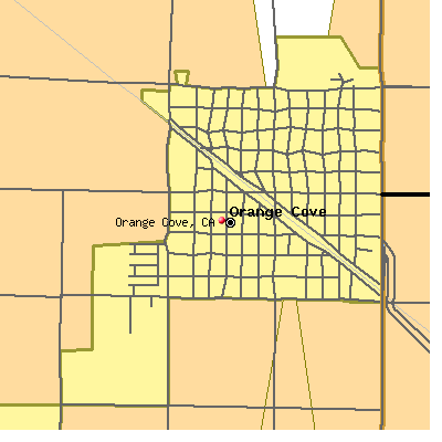 Orange Cove map