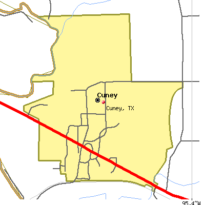 Cuney map