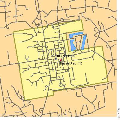 Daisetta map