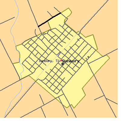 Danbury map