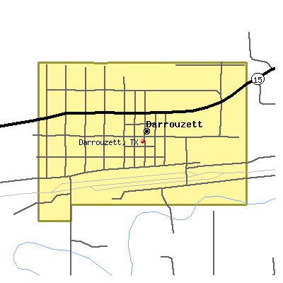 Darrouzett map