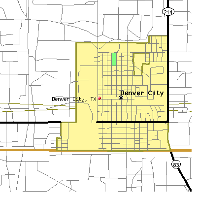Denver City map