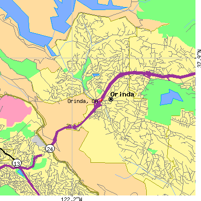 Orinda map