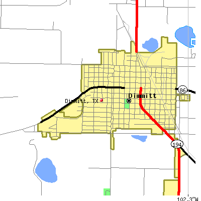 Dimmitt map