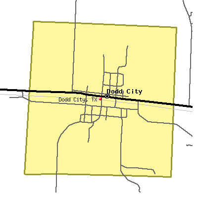 Dodd City map