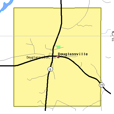 Douglassville map