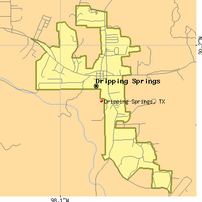 Dripping Springs map