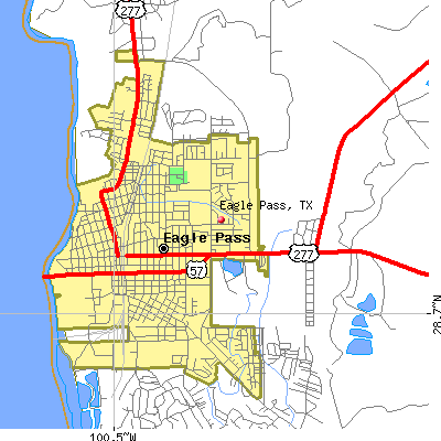 Eagle Pass map