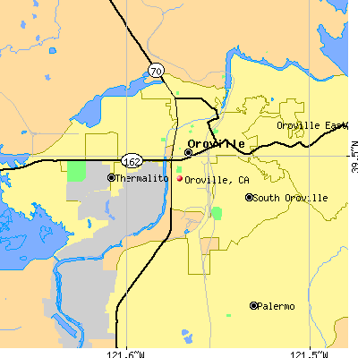 Oroville map