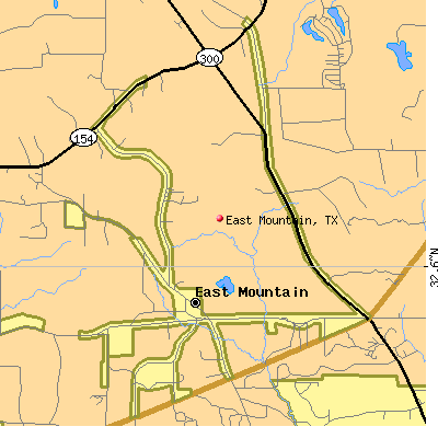 East Mountain map