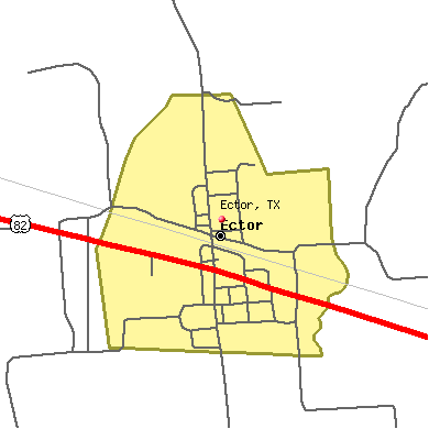 Ector map