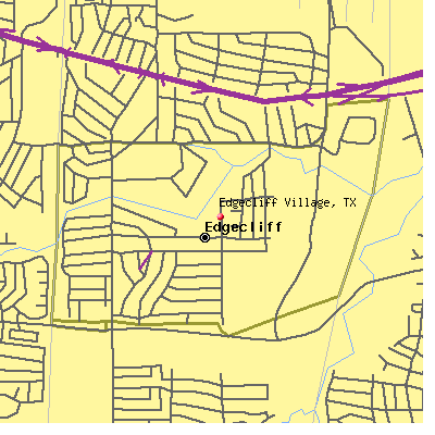 Edgecliff Village map
