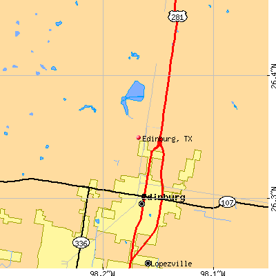 Edinburg map